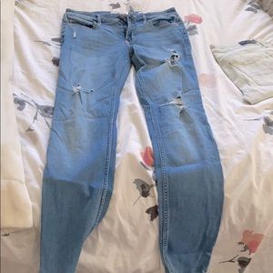 Hollister low rise super skinny jeans